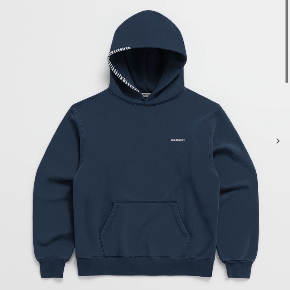 SOLD!! Madhappy classic fleece hoodie 💙💙💙💙